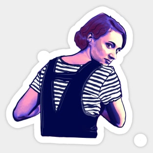 Fleabag - Phoebe Waller Bridge pink & purple Sticker